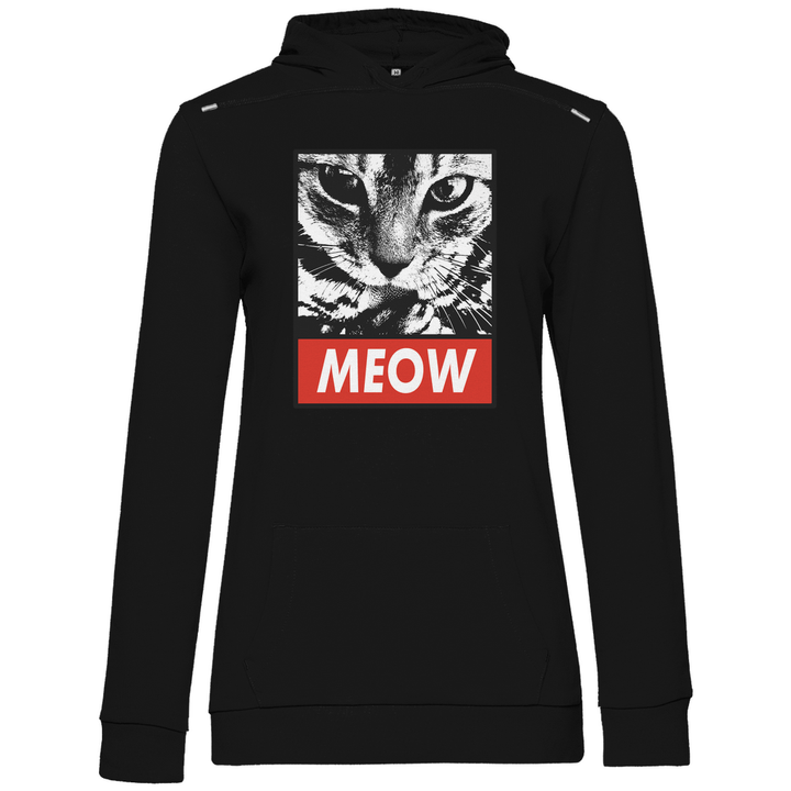 Meow - Damen Hoodie - Textilzauber