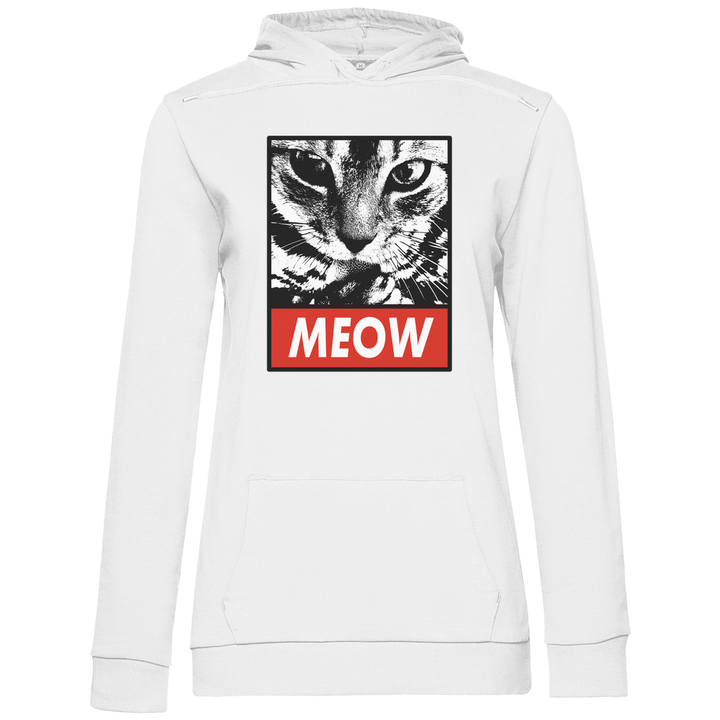 Meow - Damen Hoodie - Textilzauber