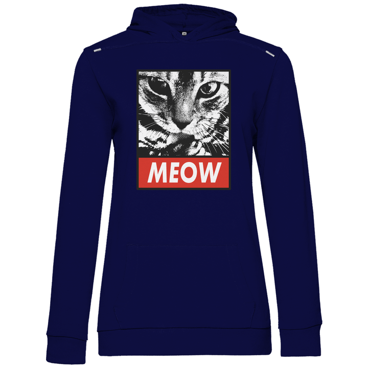 Meow - Damen Hoodie - Textilzauber