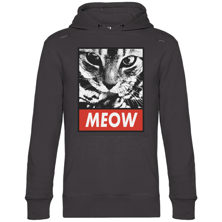 Meow - Herren Hoodie - Textilzauber