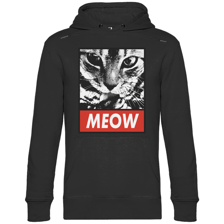 Meow - Herren Hoodie - Textilzauber