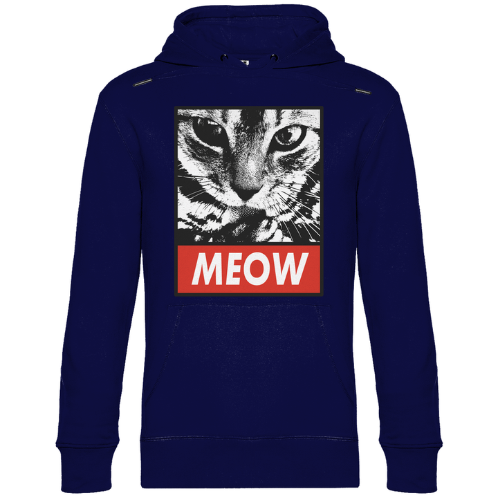 Meow - Herren Hoodie - Textilzauber