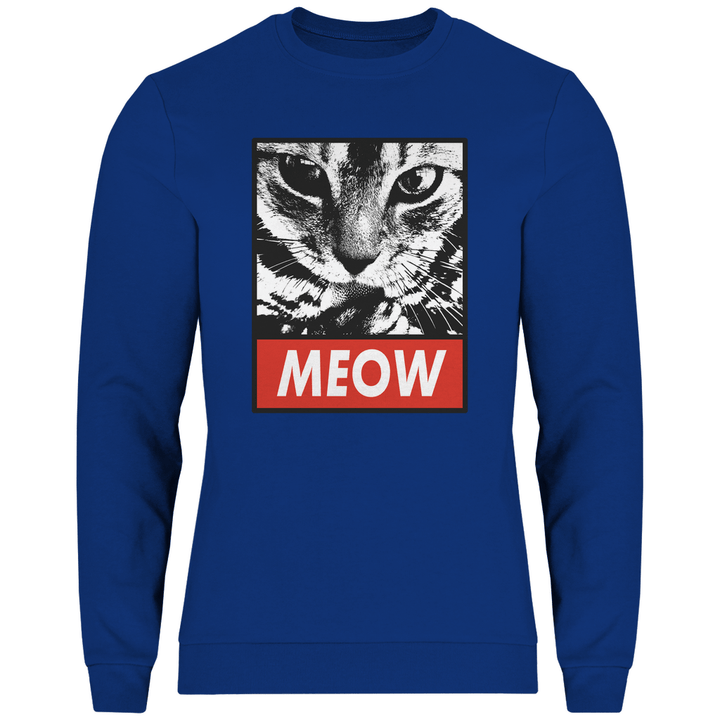 Meow - Herren Sweatshirt - Textilzauber