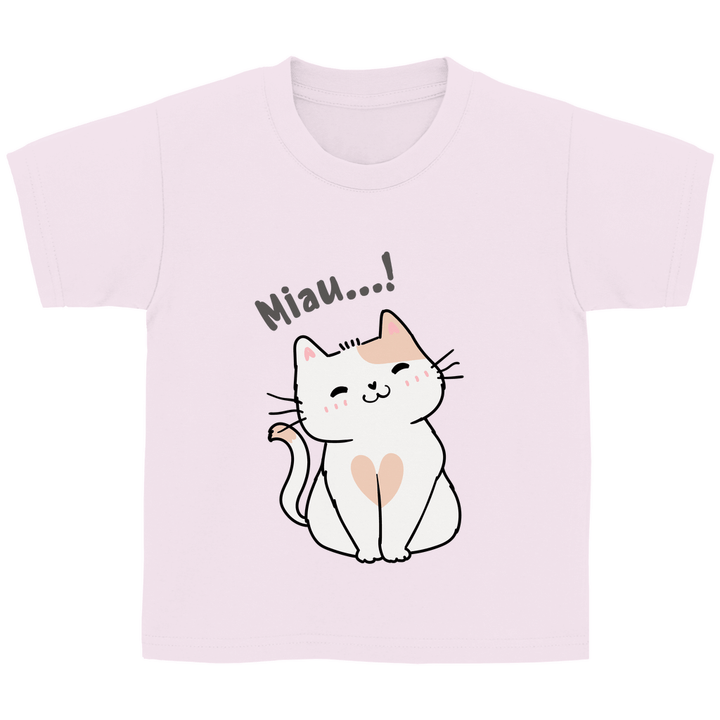 Miau - Katze - Kinder T - Shirt - Textilzauber