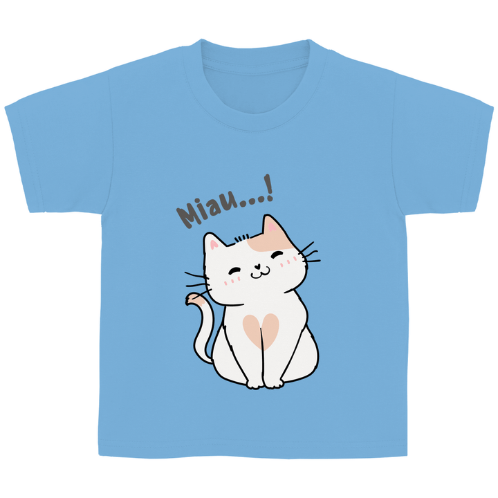 Miau - Katze - Kinder T - Shirt - Textilzauber