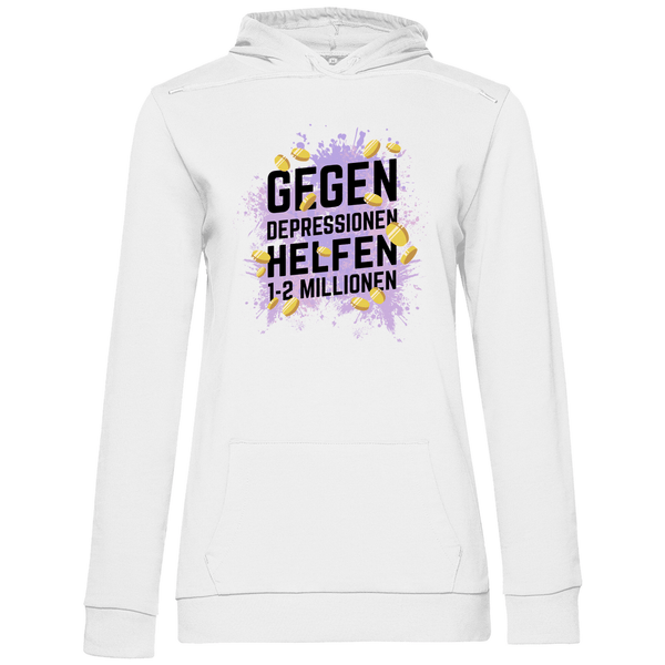 Millionen gegen Depressionen - Damen Hoodie - Textilzauber