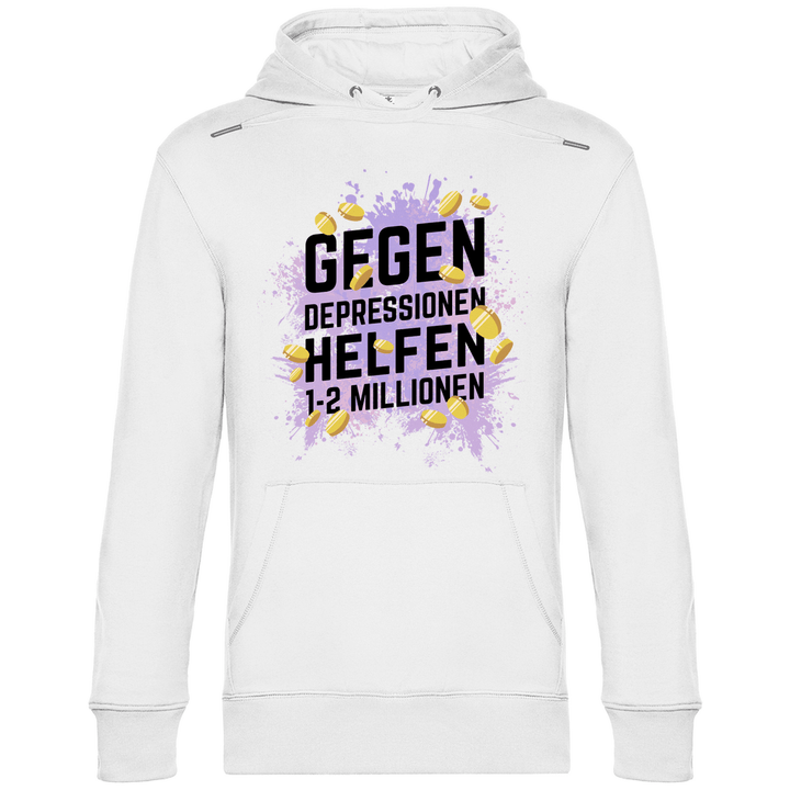 Millionen gegen Depressionen - Herren Hoodie - Textilzauber