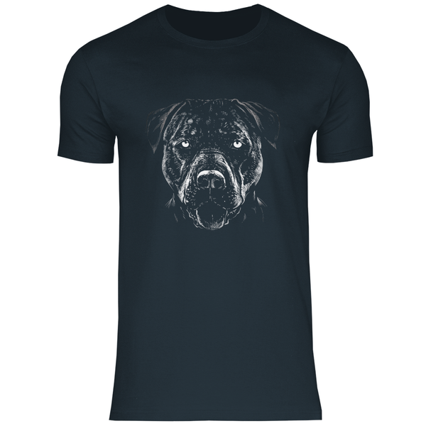 Monochromer Pitbull - Herren T - Shirt - Textilzauber