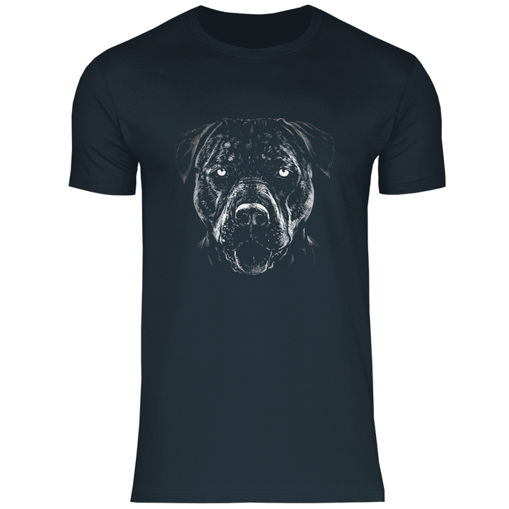 Monochromer Pitbull - Herren T - Shirt - Textilzauber
