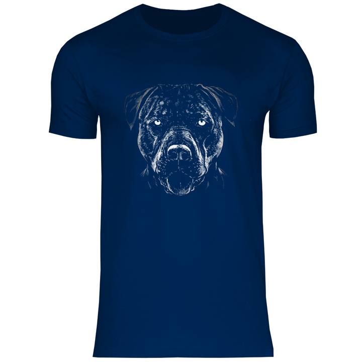 Monochromer Pitbull - Herren T - Shirt - Textilzauber