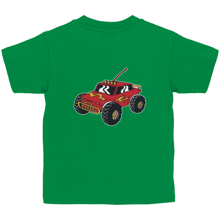 Monstertruck - Abenteuer - Kinder T - Shirt mit Rückendruck - Textilzauber