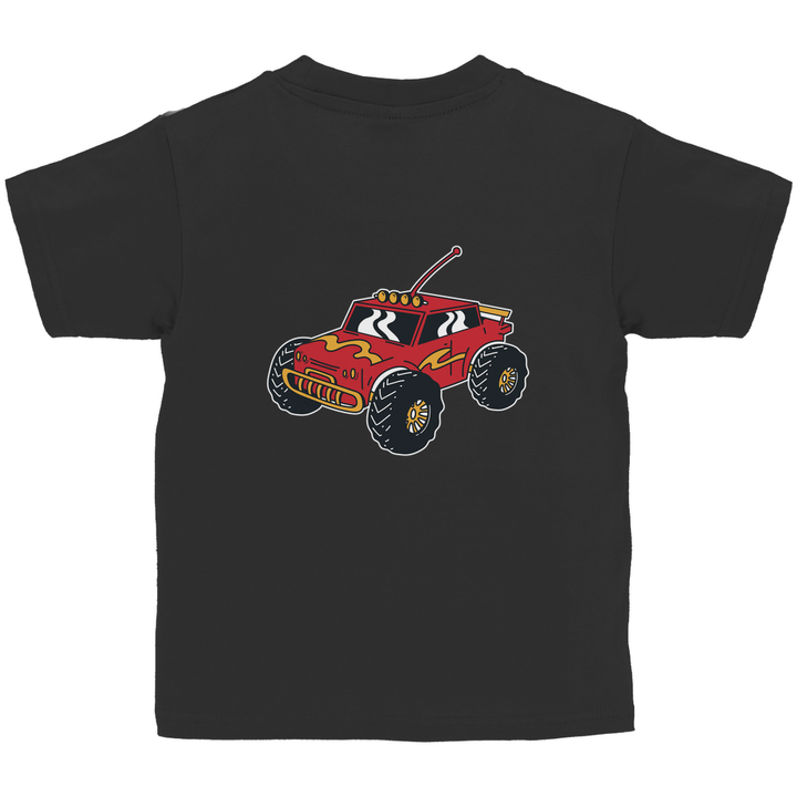 Monstertruck - Abenteuer - Kinder T - Shirt mit Rückendruck - Textilzauber
