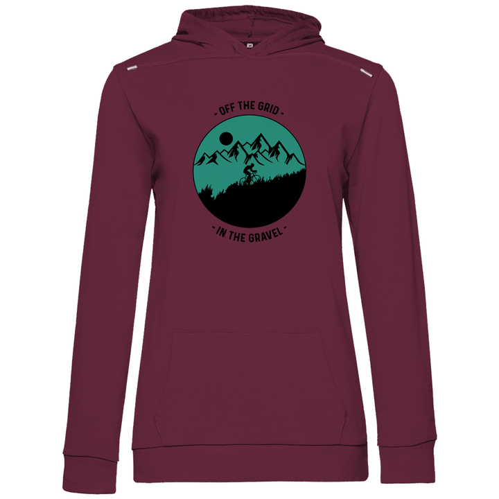 Mountainbike Abenteuer - Damen Hoodie - Textilzauber
