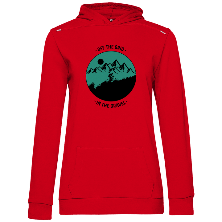 Mountainbike Abenteuer - Damen Hoodie - Textilzauber