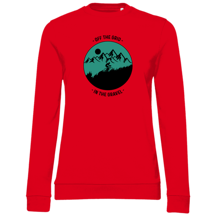 Mountainbike Abenteuer - Damen Sweatshirt - Textilzauber