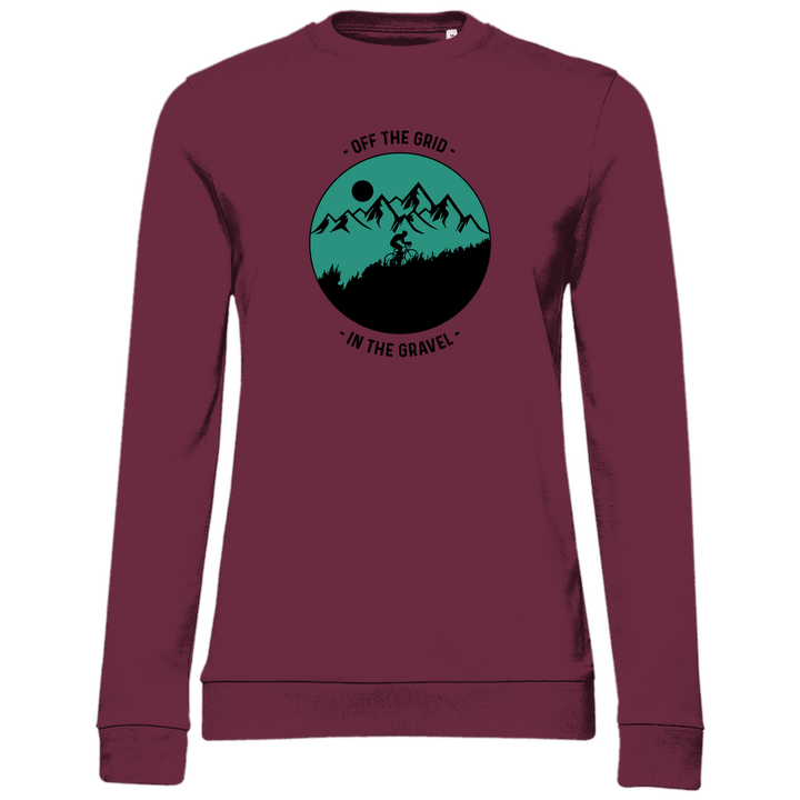 Mountainbike Abenteuer - Damen Sweatshirt - Textilzauber