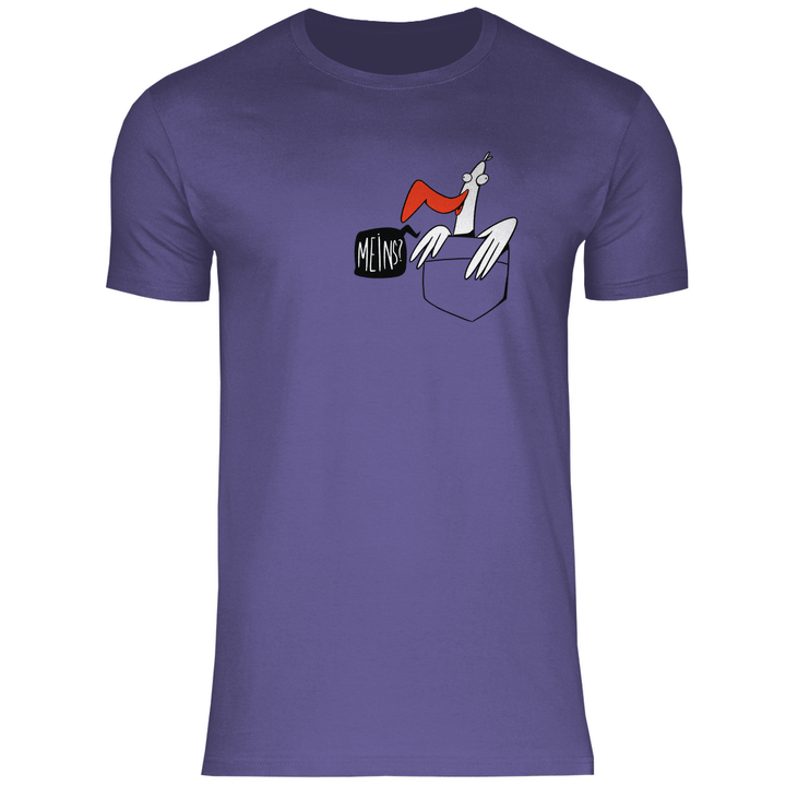 Möwe in Brusttasche "Meins?" - Herren T - Shirt - Textilzauber
