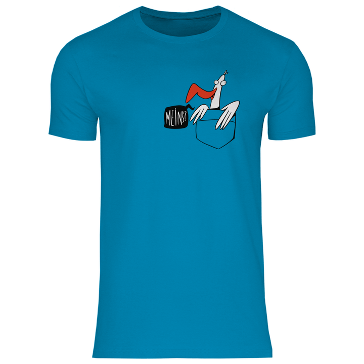 Möwe in Brusttasche "Meins?" - Herren T - Shirt - Textilzauber