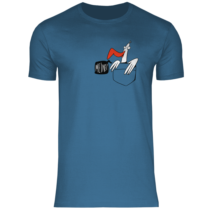 Möwe in Brusttasche "Meins?" - Herren T - Shirt - Textilzauber