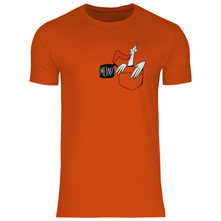 Möwe in Brusttasche "Meins?" - Herren T - Shirt - Textilzauber