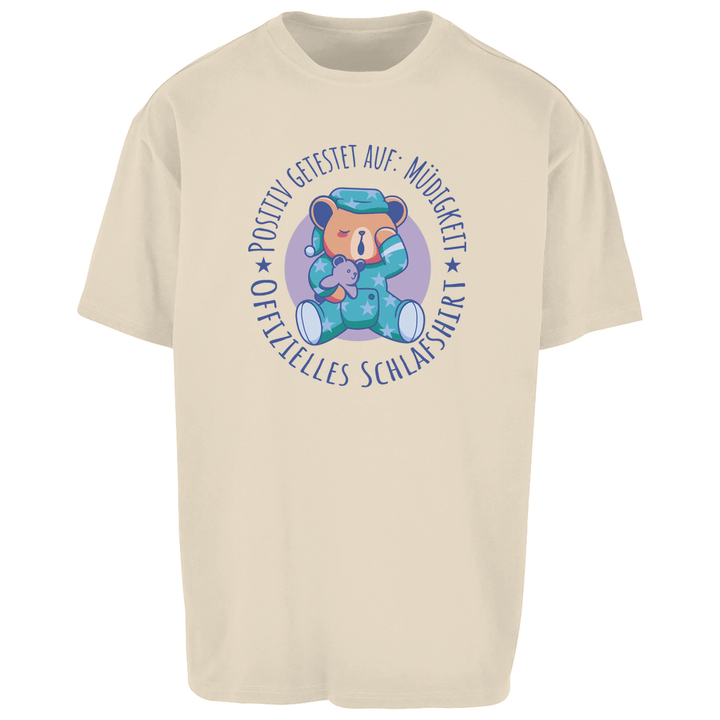 Müdigkeit-Positiv - Oversize Schlafshirt