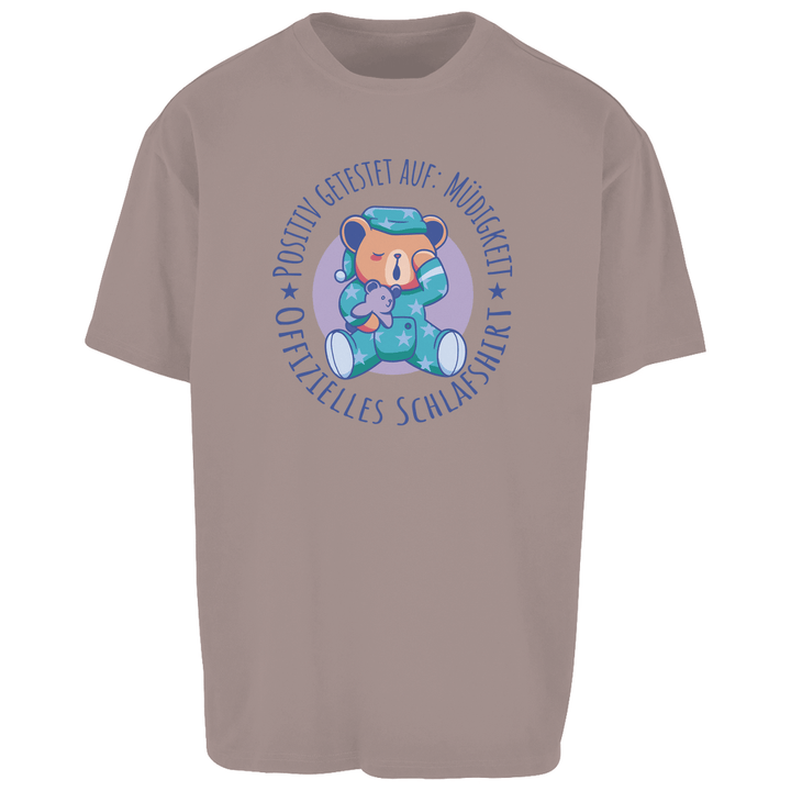 Müdigkeit-Positiv - Oversize Schlafshirt