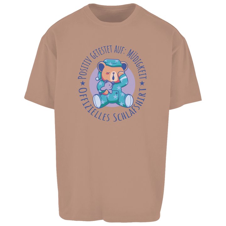 Müdigkeit-Positiv - Oversize Schlafshirt