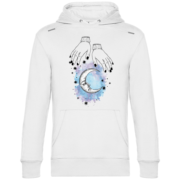 Mystische Mondhände - Herren Hoodie - Textilzauber