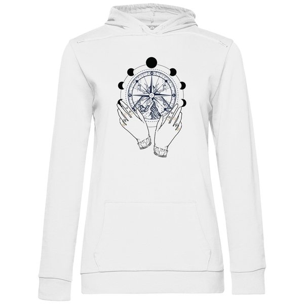 Mystischer Kompass - Damen Hoodie - Textilzauber