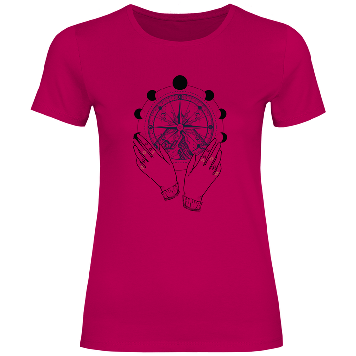 Mystischer Kompass - Damen T - Shirt - Textilzauber