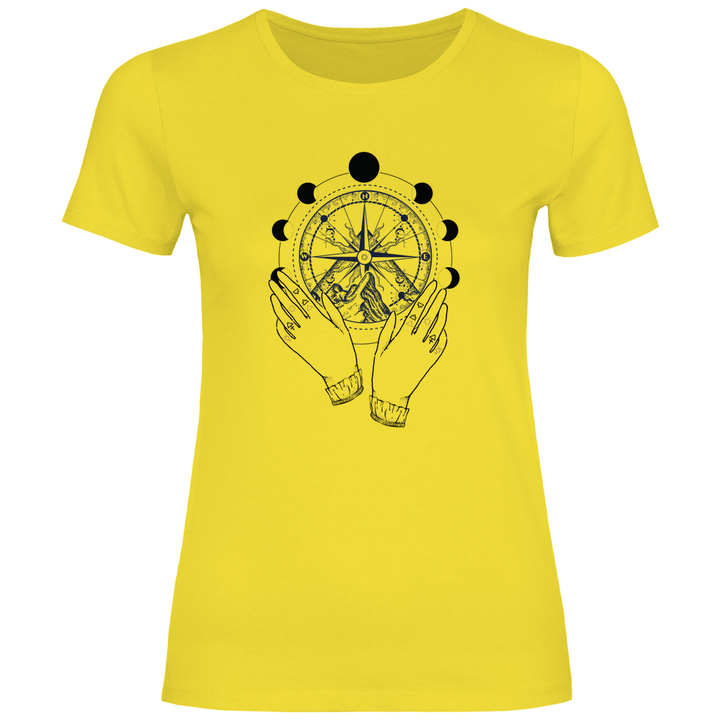 Mystischer Kompass - Damen T - Shirt - Textilzauber