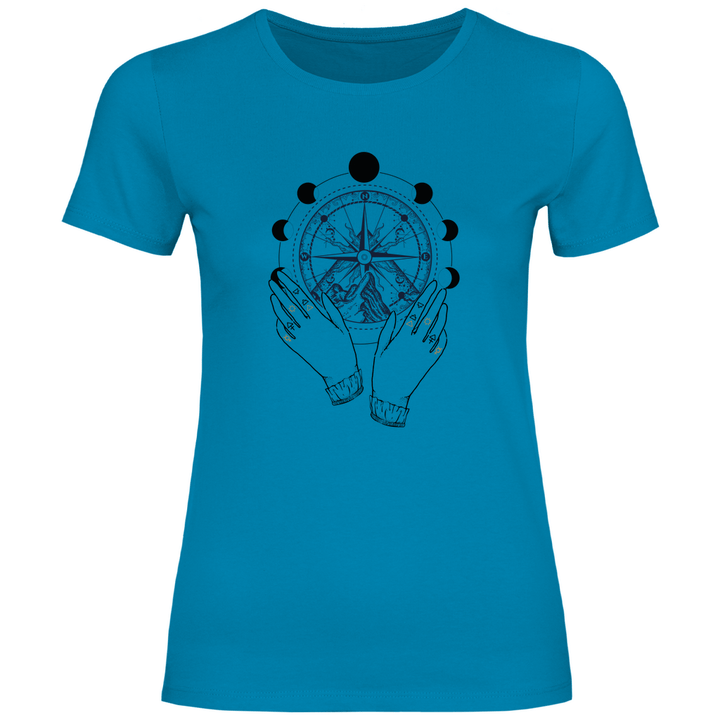 Mystischer Kompass - Damen T - Shirt - Textilzauber