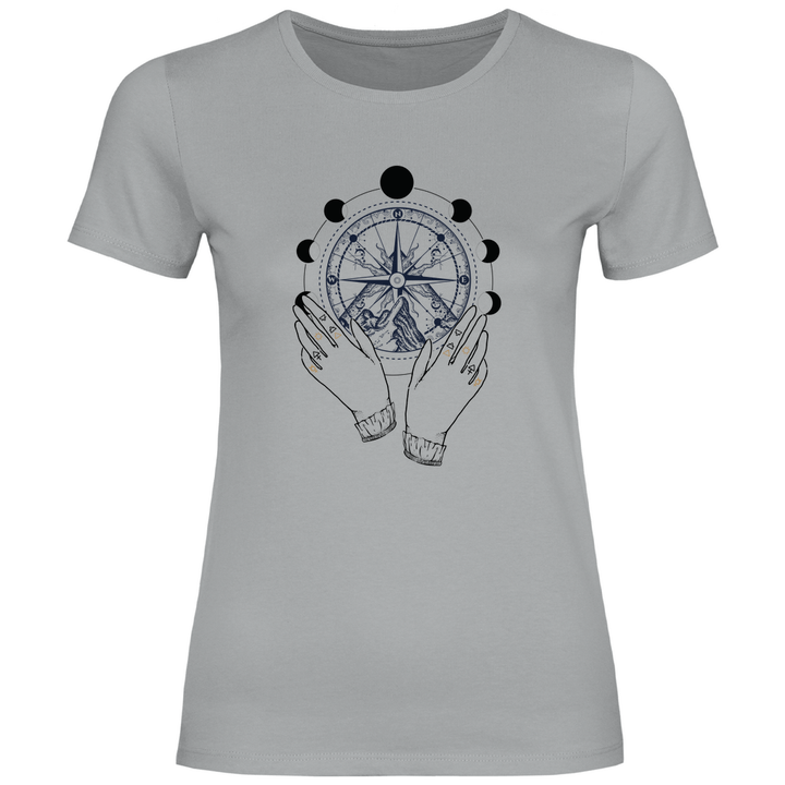 Mystischer Kompass - Damen T - Shirt - Textilzauber