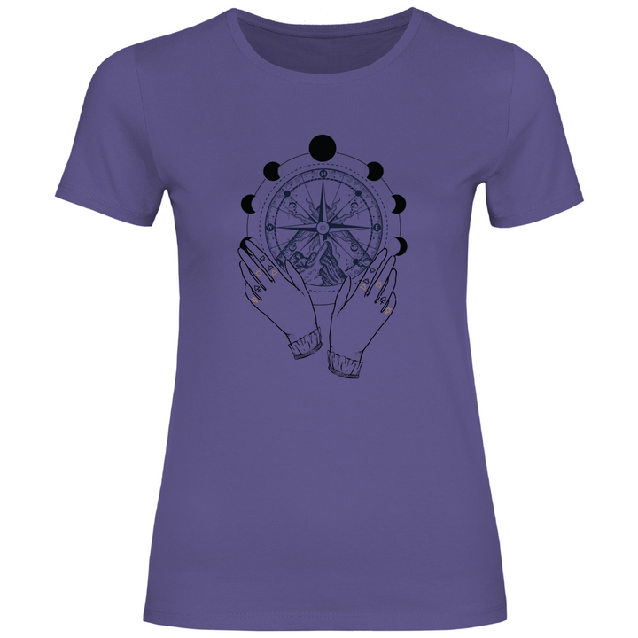 Mystischer Kompass - Damen T - Shirt - Textilzauber