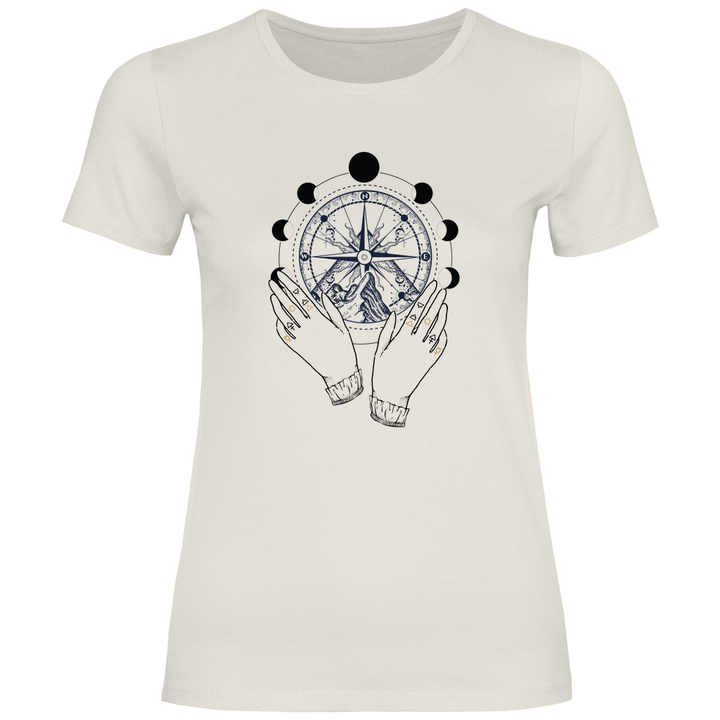 Mystischer Kompass - Damen T - Shirt - Textilzauber