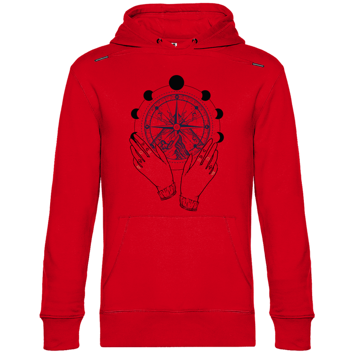 Mystischer Kompass - Herren Hoodie - Textilzauber