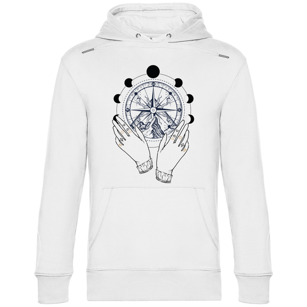 Mystischer Kompass - Herren Hoodie - Textilzauber