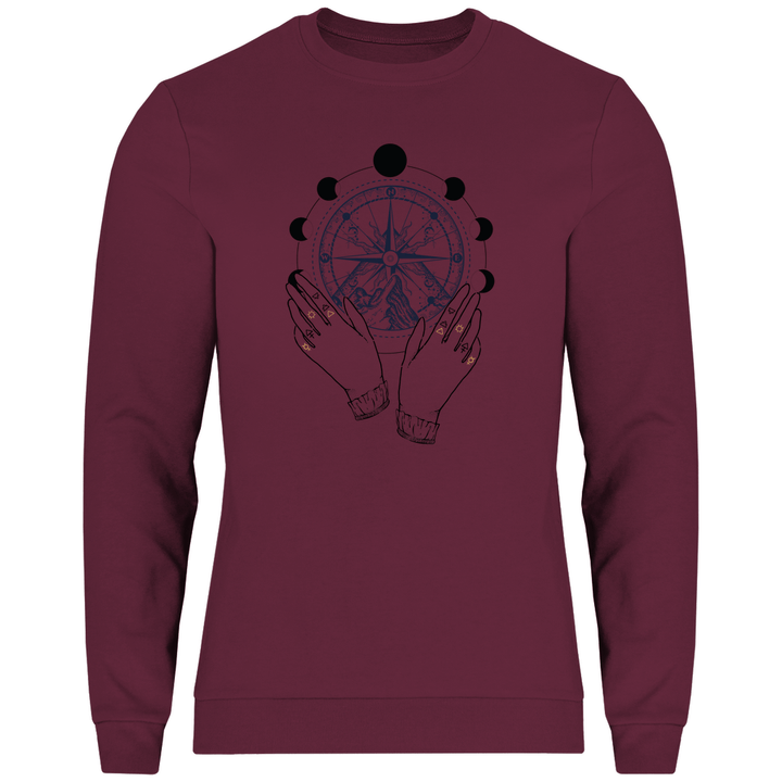 Mystischer Kompass - Herren Sweatshirt - Textilzauber