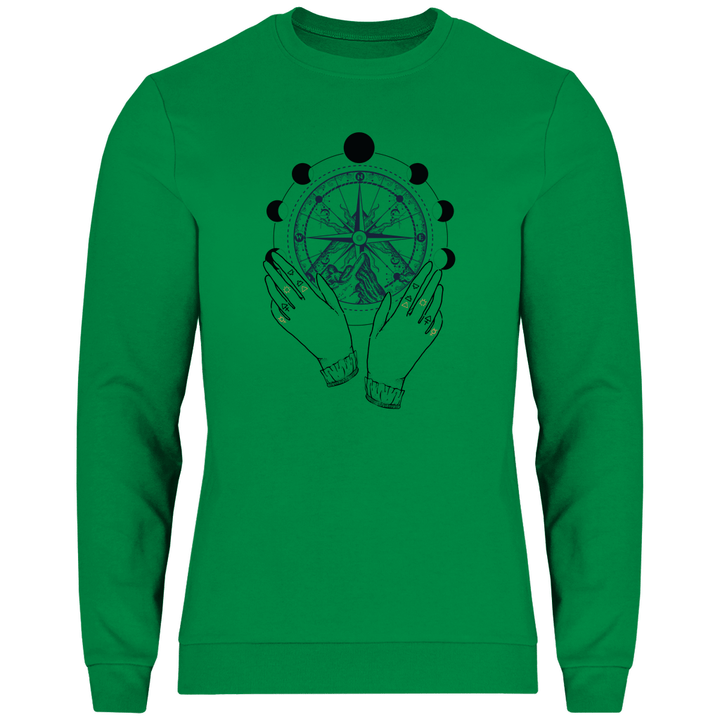 Mystischer Kompass - Herren Sweatshirt - Textilzauber