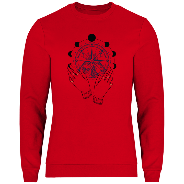 Mystischer Kompass - Herren Sweatshirt - Textilzauber