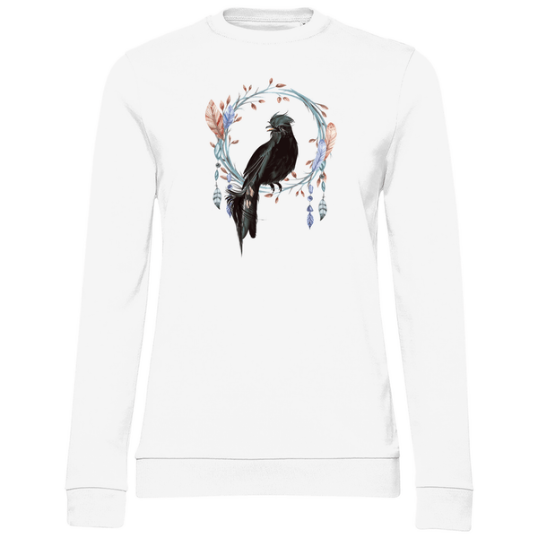 Mystischer Vogel - Damen Sweatshirt - Textilzauber