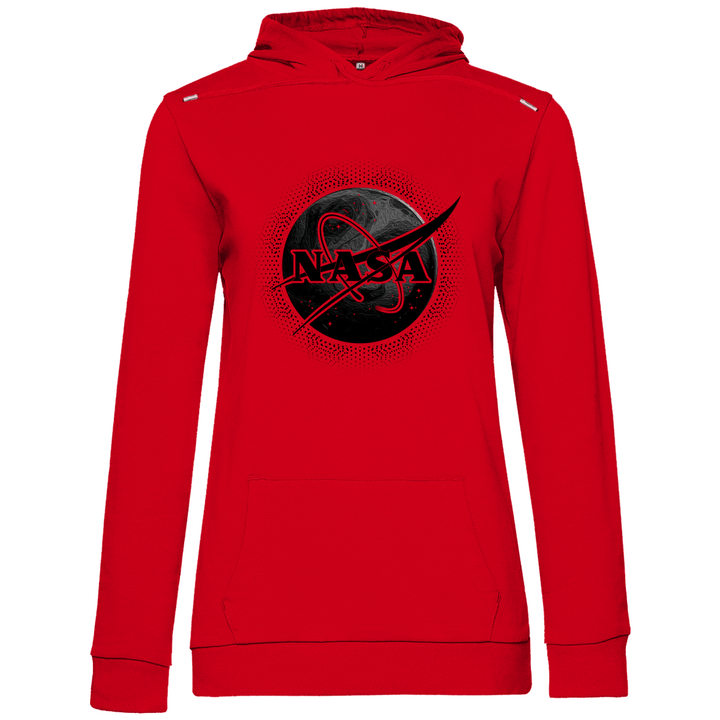 NASA Monochrom - Damen Hoodie - Textilzauber