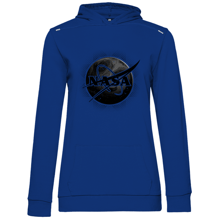 NASA Monochrom - Damen Hoodie - Textilzauber
