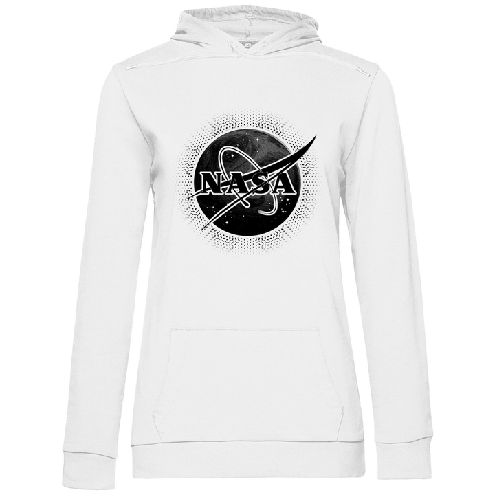 NASA Monochrom - Damen Hoodie - Textilzauber