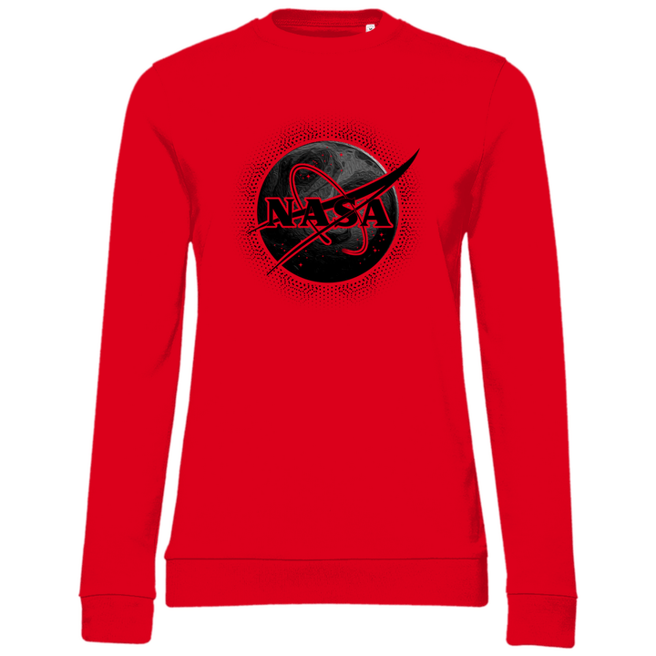 NASA Monochrom - Damen Sweatshirt - Textilzauber