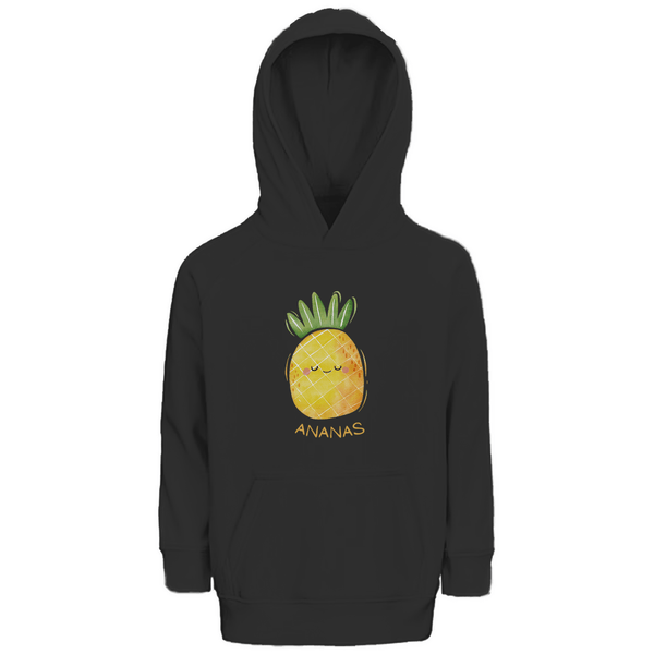 Nasse Ananas - Premium Bio Kinderhoodie - Textilzauber