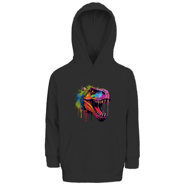 Neon - Rex - Premium Bio Kinderhoodie - Textilzauber