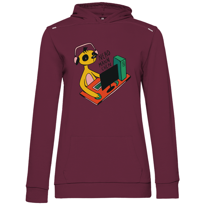 Nerdmännchen - Damen Hoodie - Textilzauber
