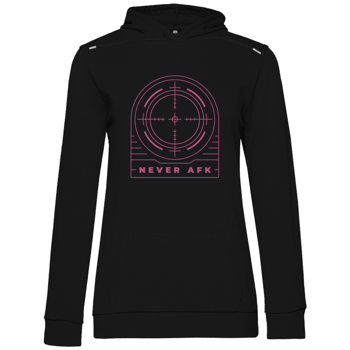 Never AFK - Damen Hoodie - Textilzauber