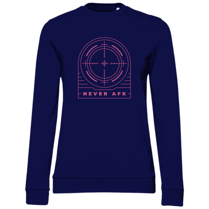 Never AFK - Damen Sweatshirt - Textilzauber